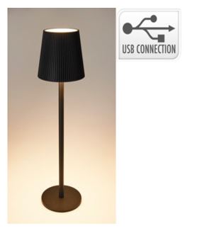 CANDEEIRO USB 36X10CM PRETO#