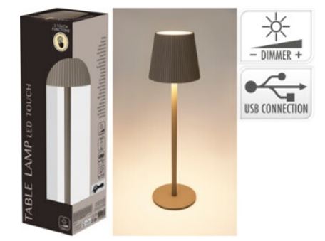 CANDEEIRO USB 36X10CM CINZA#