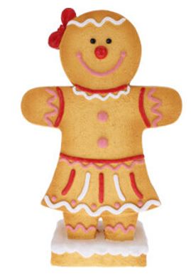BONECA MENINA DE GENGIBRE ALT.55CM#