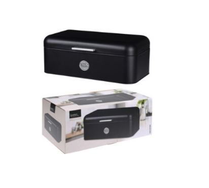 CAIXA PAO 42X22X16CM PRETO METAL#