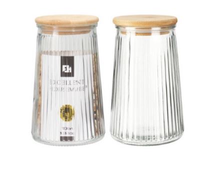 FRASCO 1L VIDRO C/T BAMBOO#