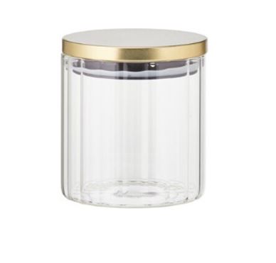 FRASCO 750ML VIDRO C/T DOURADA PP#