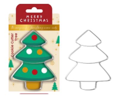 CORTA MASSAS 10CM ARVORE DE NATAL INOX#
