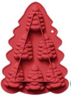 TAB. SILICONE 6 CAV. ARVORE DE NATAL VM#