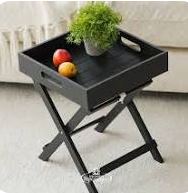 MESA APOIO BUFFET 30X30X6CM MADEIRA#