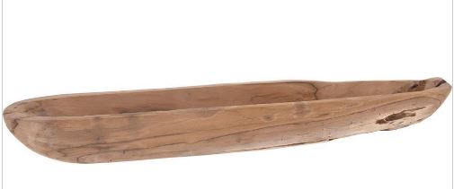 BANDEJA OVAL FUNDA 70X12X7CM MADEIRA#