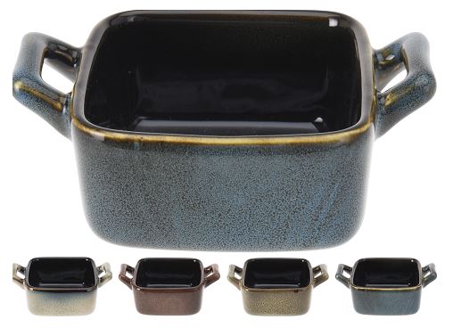 CAÇAROLA 2 ASAS 7X7CM ALT.4CM SORT. GRE#