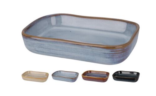 TAÇA 12.5X9.5X2.5CM GRES SORTIDO#