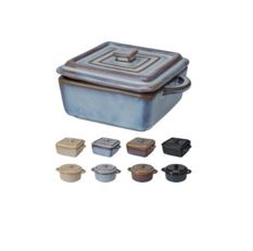 CAÇAROLA QUADRADA 10.5X6.5CM CERAMICA M#