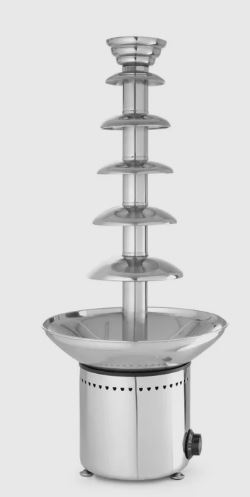 FONTE CHOCOLATE 85CM 6 NIVEIS INOX