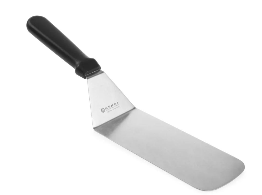 ESPATULA CURVA 23.9CM CABO PRETO