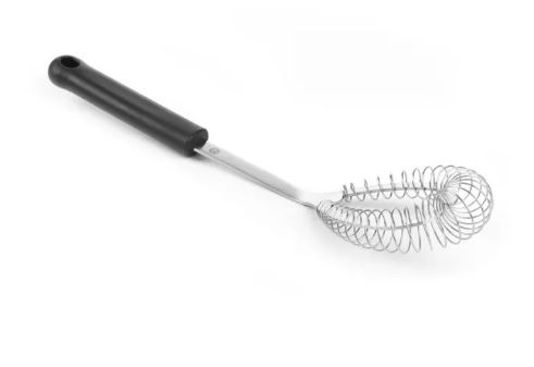 BATEDOR 30CM INOX CABO PP