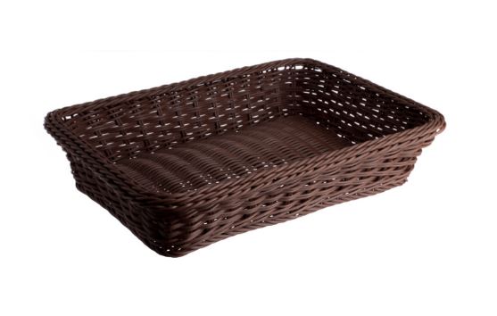 CESTO 37X26X7CM CASTANHO VIME