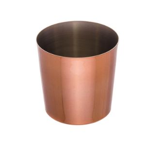 COPO VASO Ø8.5CM ALT.8.5CM INOX/BRONZE