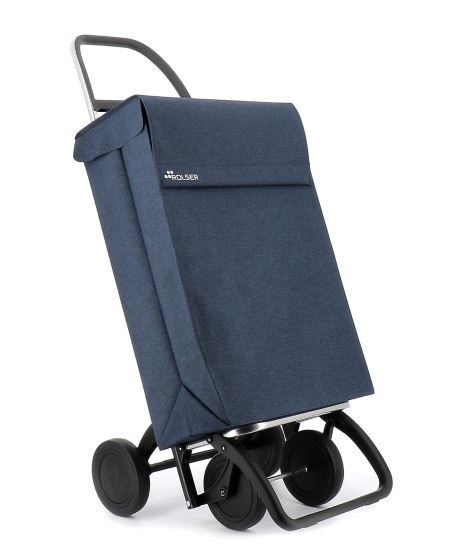 CARRO COMPRAS 4 RODAS MARINO JEAN TWEED