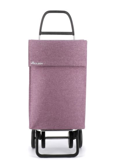 CARRO COMPRAS 4 RODAS MALVA JEAN TWEED