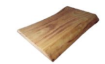 TABUA RECT.30X15CM RUSTICA MADEIRA