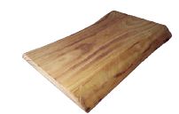 TABUA RECT.50X15CM RUSTICA MADEIRA