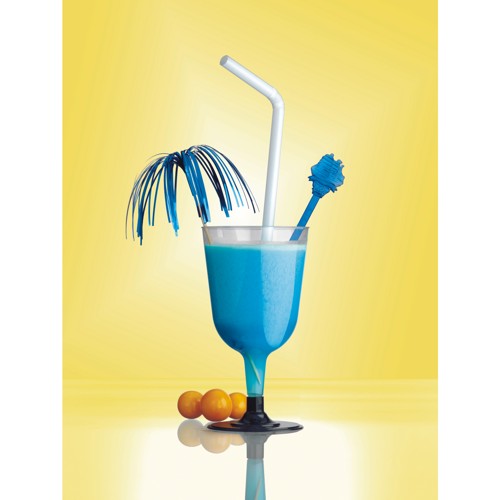 CJ.100 PALHAS 25CM FLEXIVEIS BRANCO Ø8MM