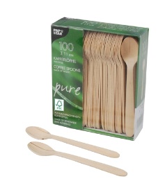 CJ.100 COLHER CAFE 11CM BAMBOO