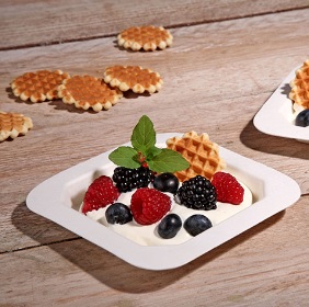 CJ.50 PRATO QUAD.13CM CANA AÇUCAR