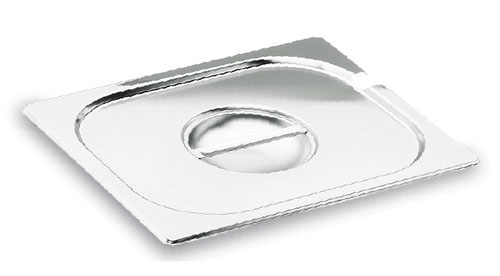 TAMPA CONTEINER 1/6 C/RANHURA INOX