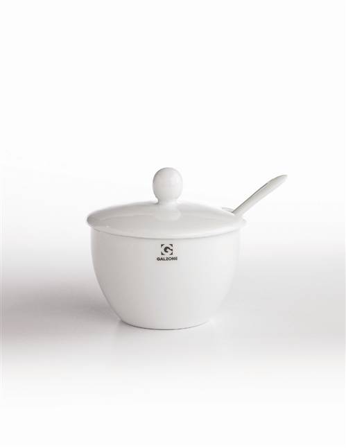 AÇUCAREIRO C/COLHER PORCELANA GALZONE