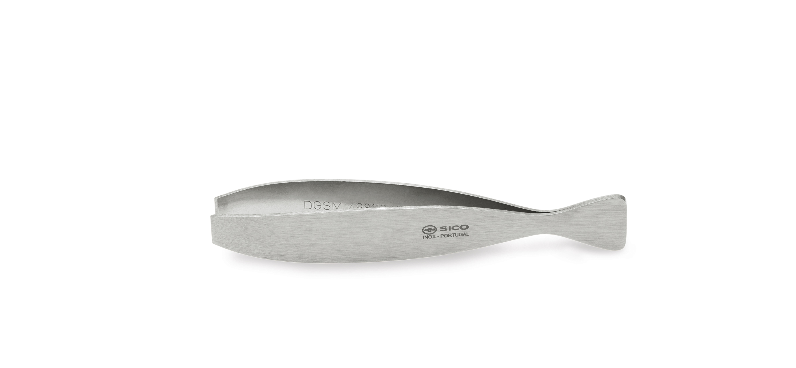 PINÇA ESPINHAS 16CM INOX FORMATO PEIXE