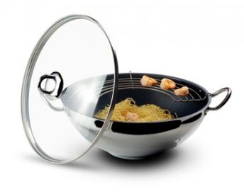 WOK AA C/GRELHA 28CM-4.6L NAUTILUS