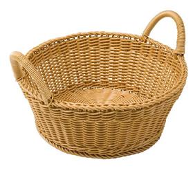 CESTO RED.40CM ALT.19CM C/ASAS RATAN