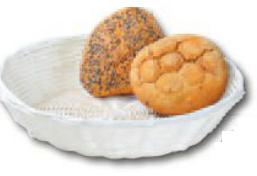 CESTO RED.25CM BRANCO RATAN