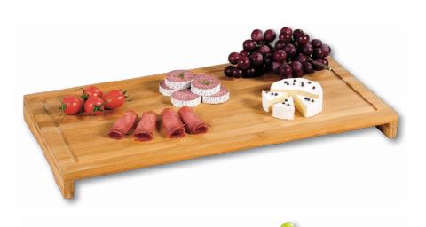 TABUA RECT.54X28CM C/APOIO BAMBOO