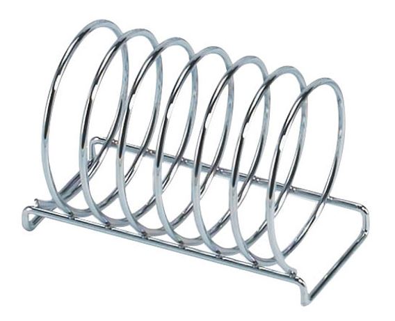 PORTA TORRADAS 6 CAVIDADES ESPIRAL CROM.