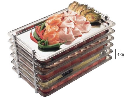 BANDEJA GN 1/1 C/ASAS PROFI INOX EMP.