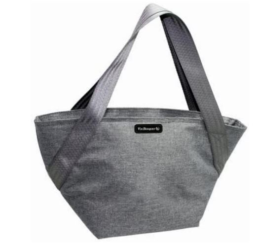 SACO TERMICO CINZA 32X16X20CM VIN BOUQUE