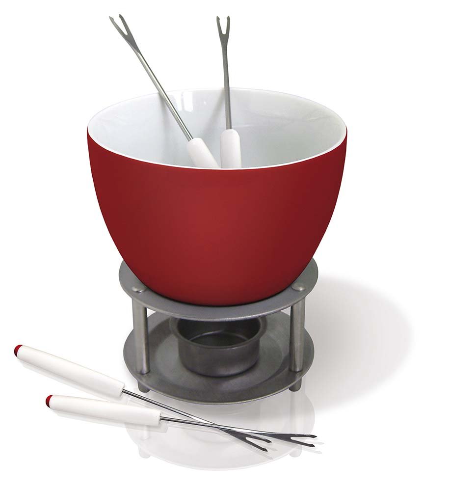 César Castro Lda Artigo FONDUE CHOCOLATE 4 GARFOS CERAMICA